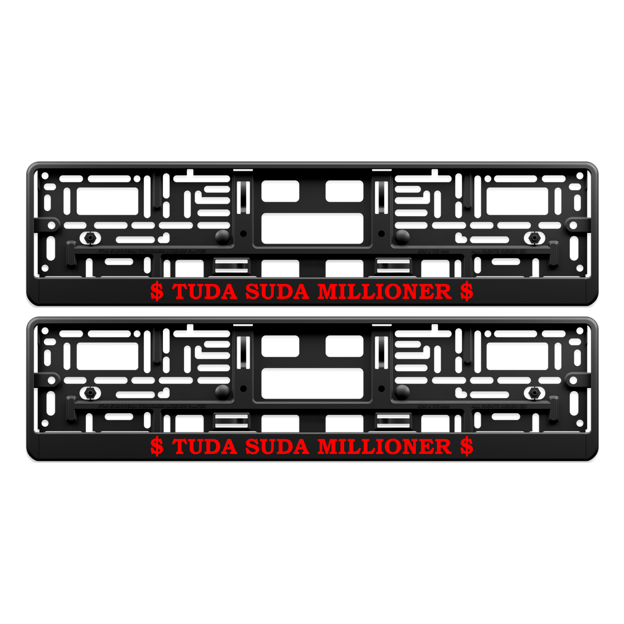 $ TUDA SUDA MILLIONER $